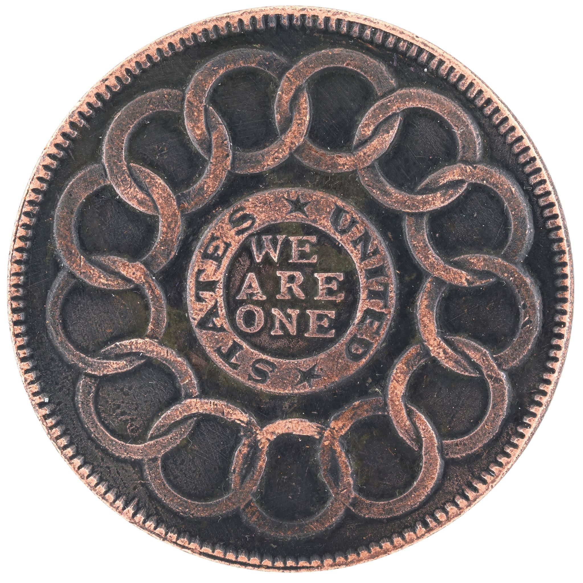 U.S. 1787 Fugio Cent Medal Token – “Mind Your Business” Early U.S. History, C1 detail view 2