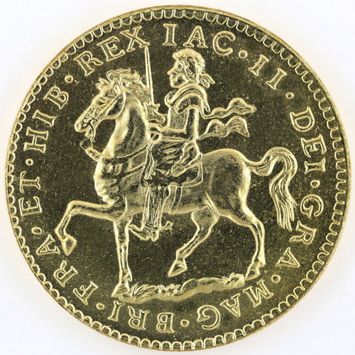 1689 James II Gun Money Brass Medal – Irish Jacobite Historical Token replica