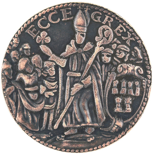 1666 St. Patrick Token Medal New Jersey Ireland Historical by Mark Newby detail view 2