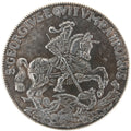 St George & Christ in Storm Religious Medal – Faith Protection Amulet reproduction