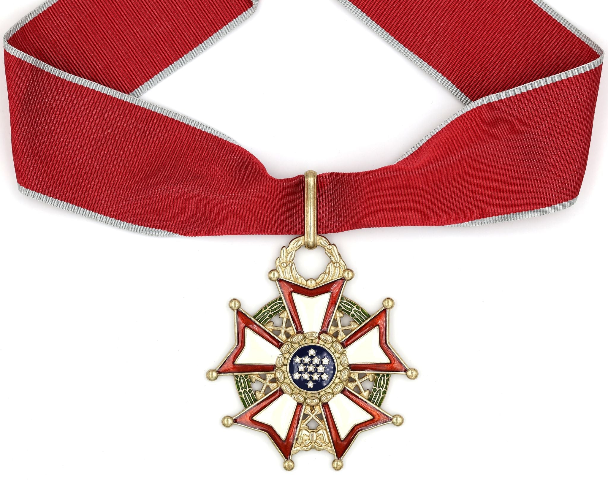 U.S. Legion of Merit Commander Class Neck Ribbon Medal – Full-Size detail view 4