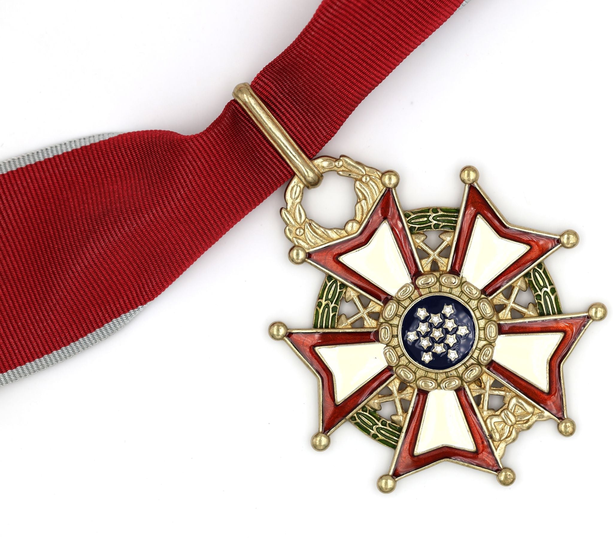 U.S. Legion of Merit Commander Class Neck Ribbon Medal – Full-Size detail view 3