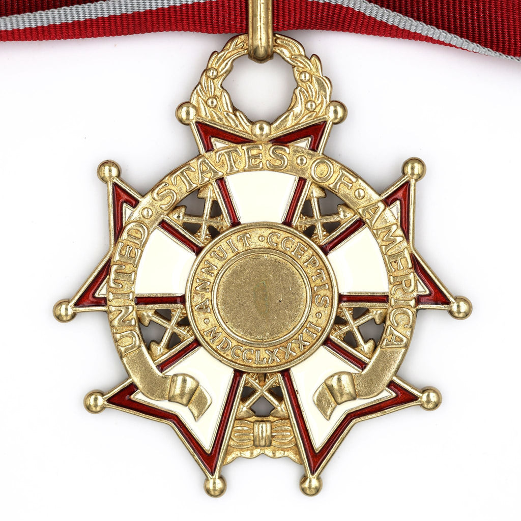 U.S. Legion of Merit Commander Class Neck Ribbon Medal – Full-Size detail view 8