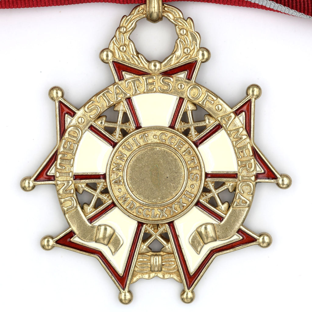 U.S. Legion of Merit Commander Class Neck Ribbon Medal – Full-Size detail view 9