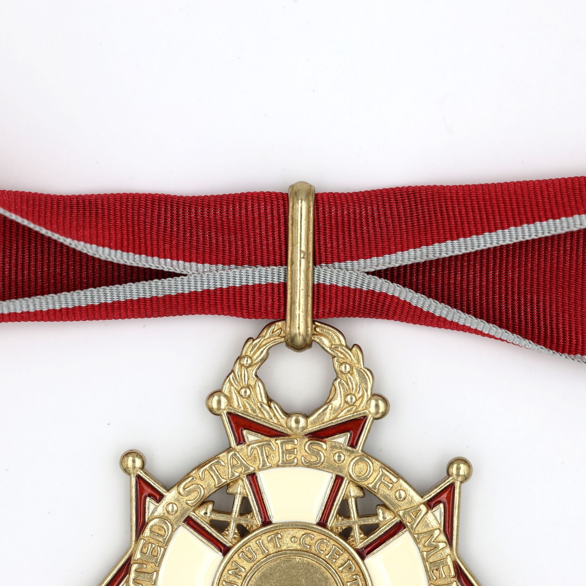 U.S. Legion of Merit Commander Class Neck Ribbon Medal – Full-Size detail view 10