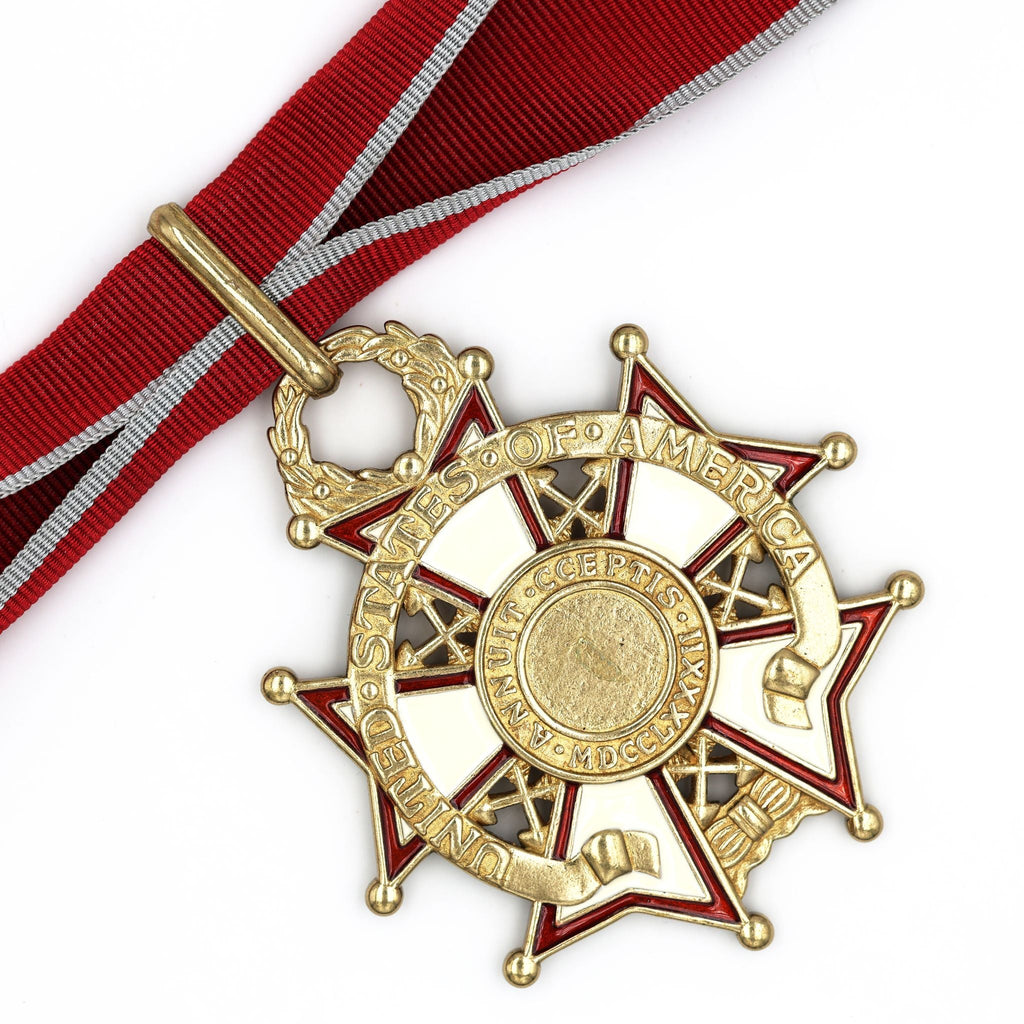 U.S. Legion of Merit Commander Class Neck Ribbon Medal – Full-Size detail view 11