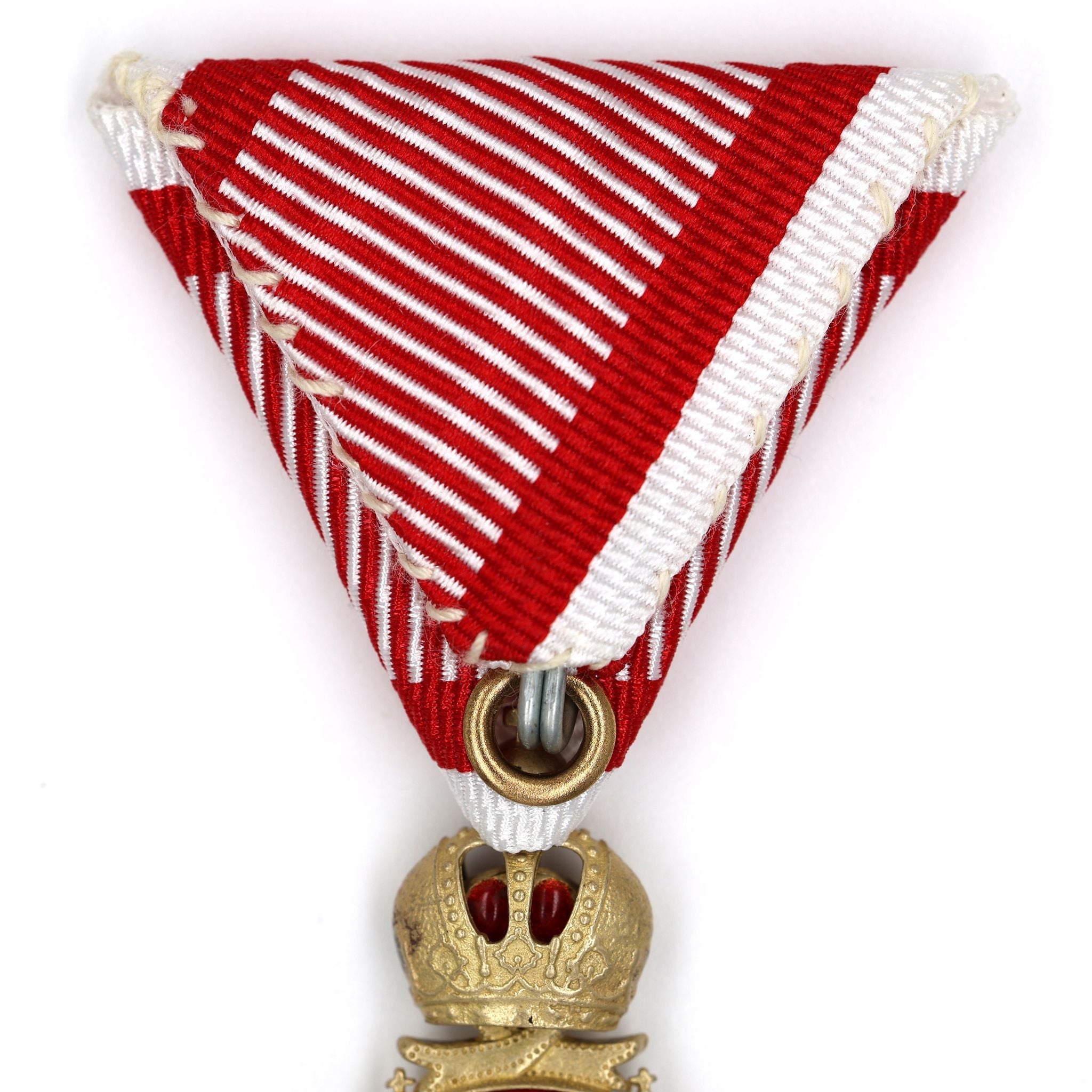 Austrian Franz Joseph Order Cross Medal – Brass with Ribbon detail view 10