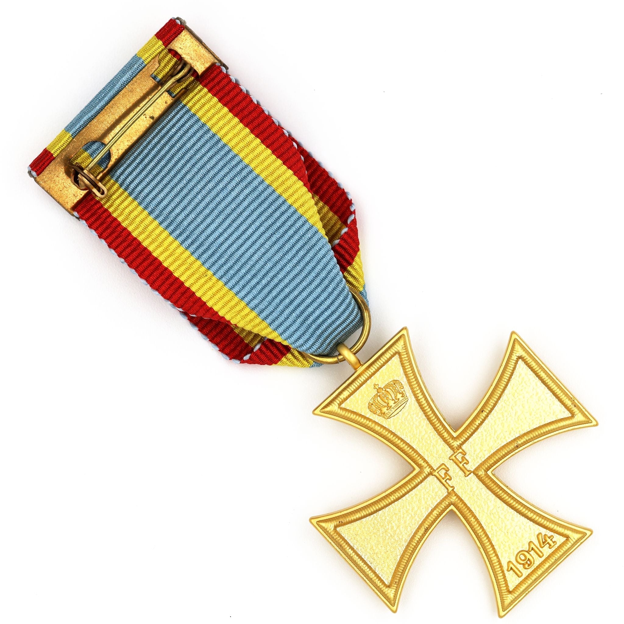 WWI Germany Friedrich Cross 1914 Medal with Ribbon – For Merit in War detail view 7