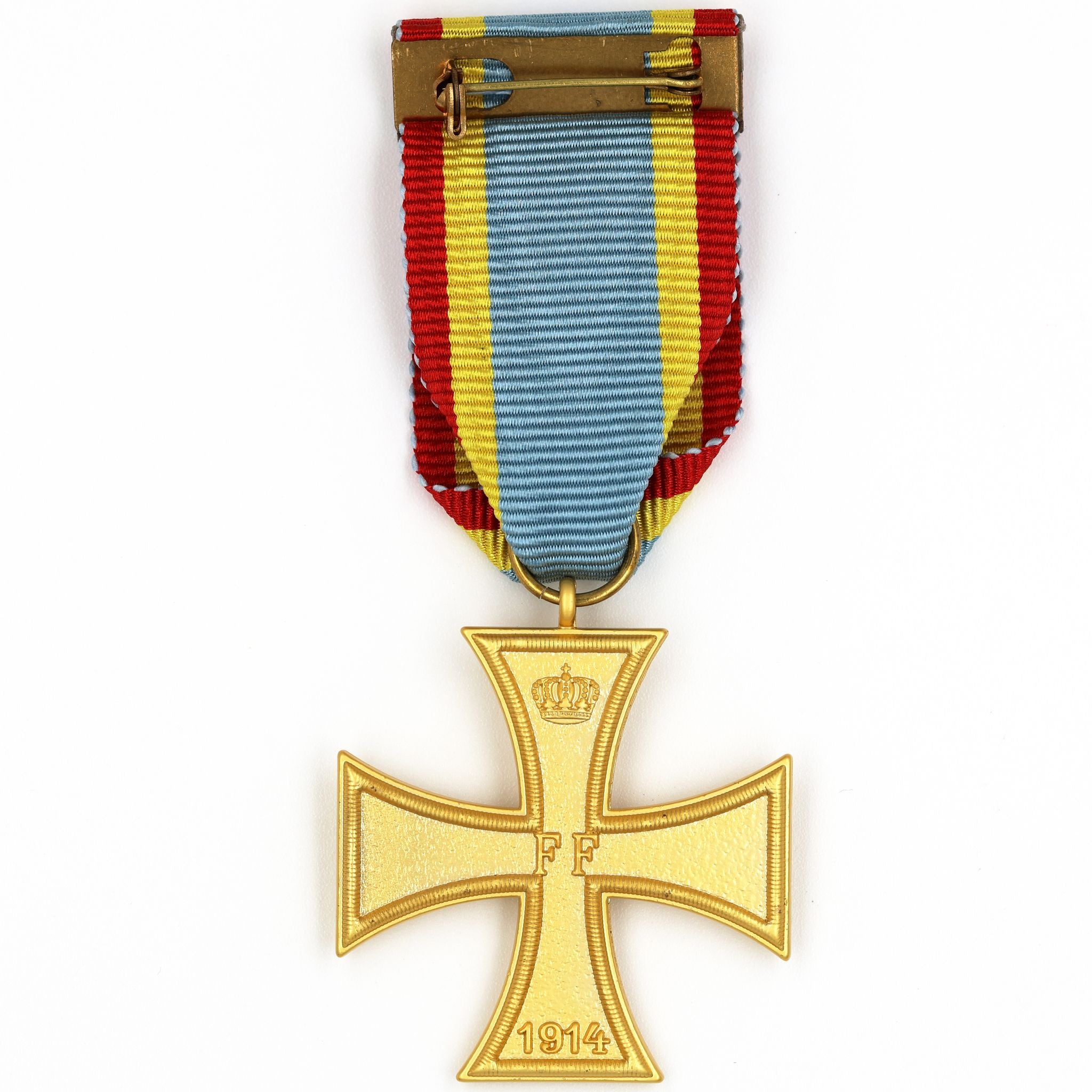 WWI Germany Friedrich Cross 1914 Medal with Ribbon – For Merit in War detail view 2