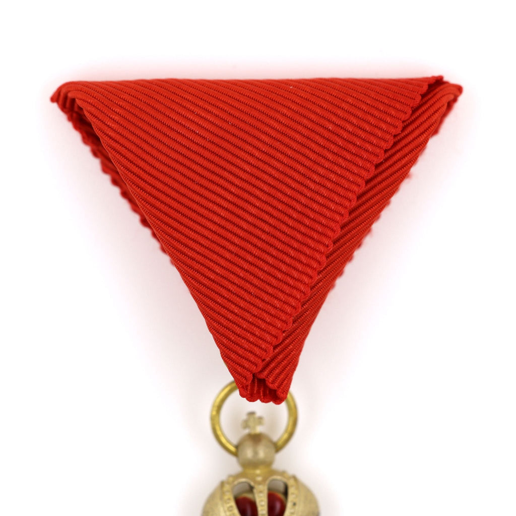 Austrian Franz Joseph Order Cross Medal – Brass with Ribbon detail view 4