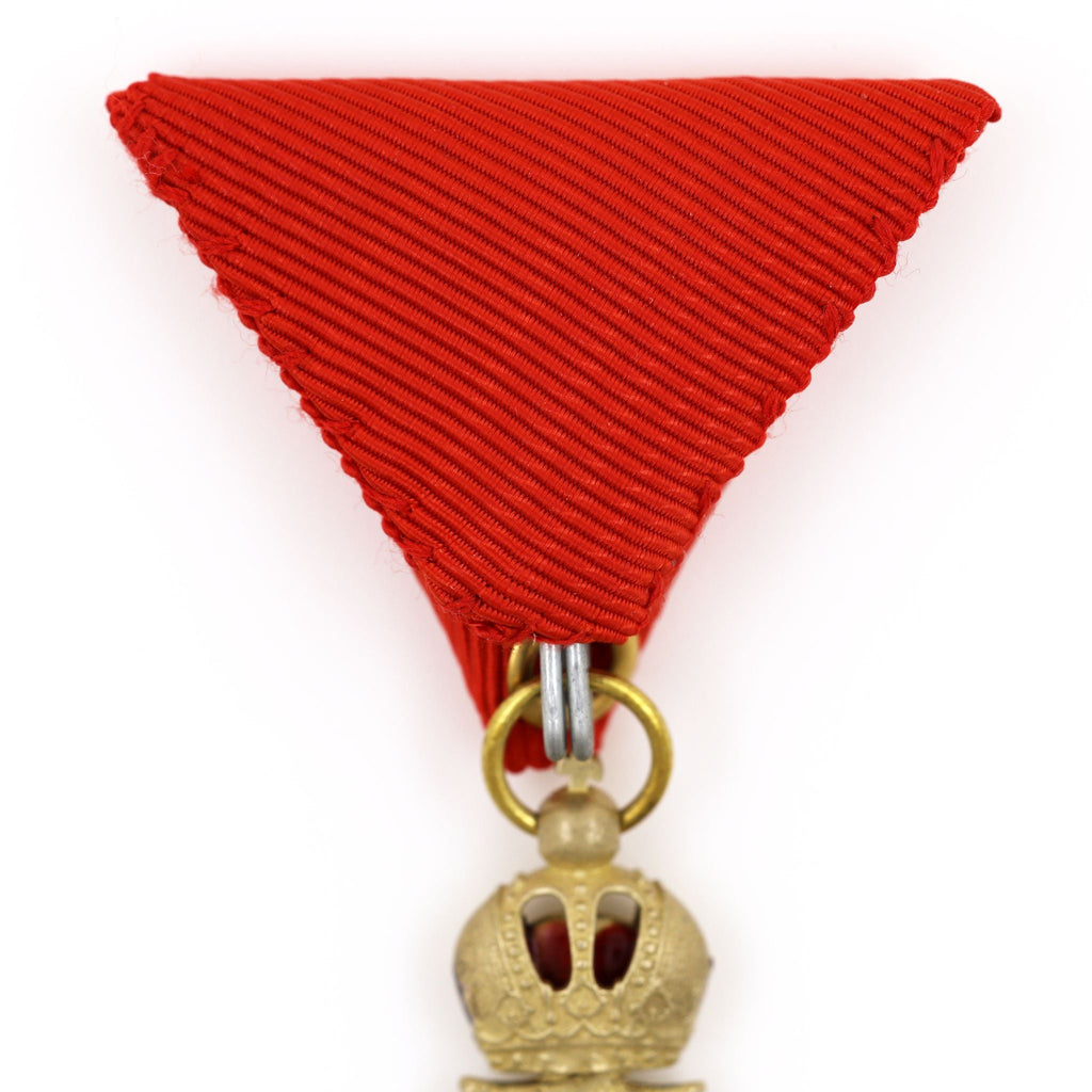 Austrian Franz Joseph Order Cross Medal – Brass with Ribbon detail view 6