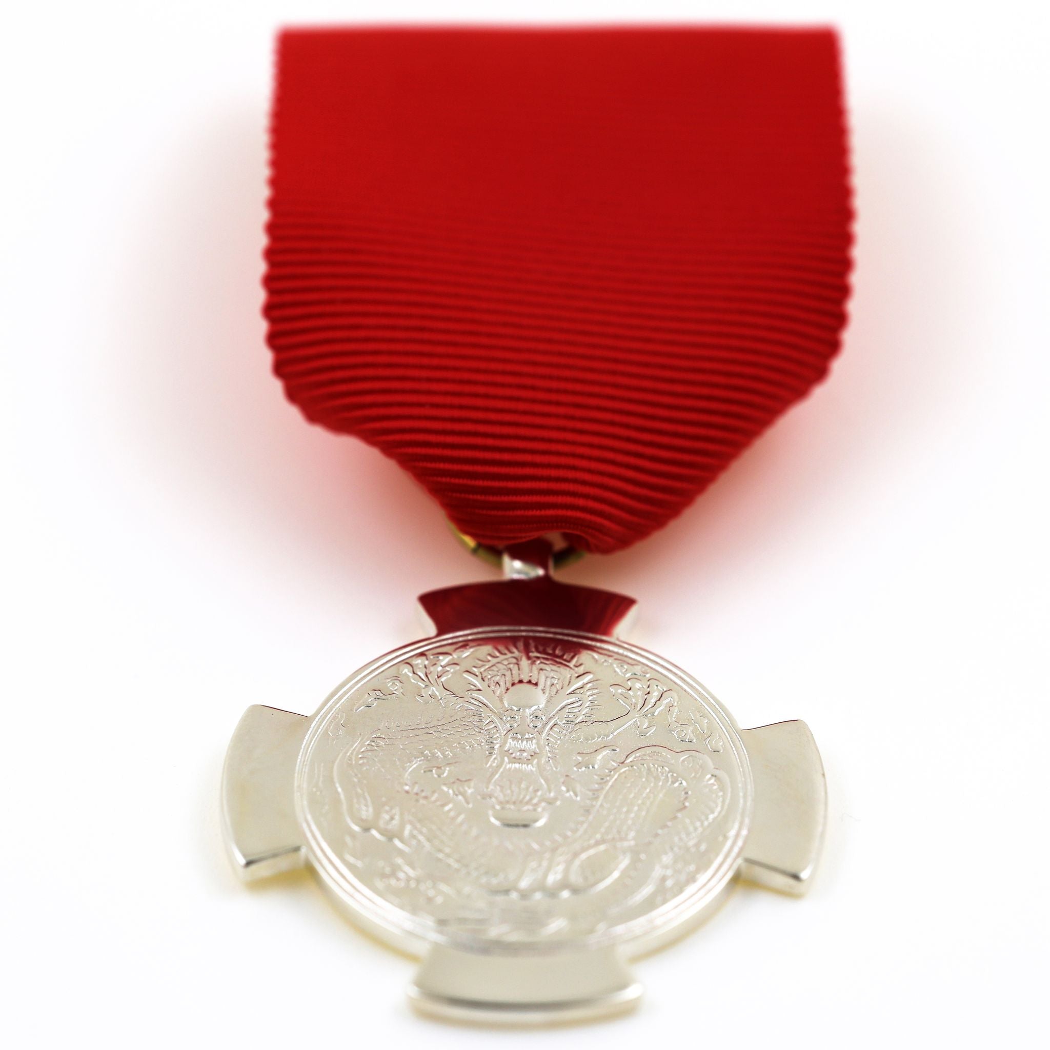 China Qing Dynasty Merit Medal Dragon – Guangxu 34th Year (1908) – Order detail view 7