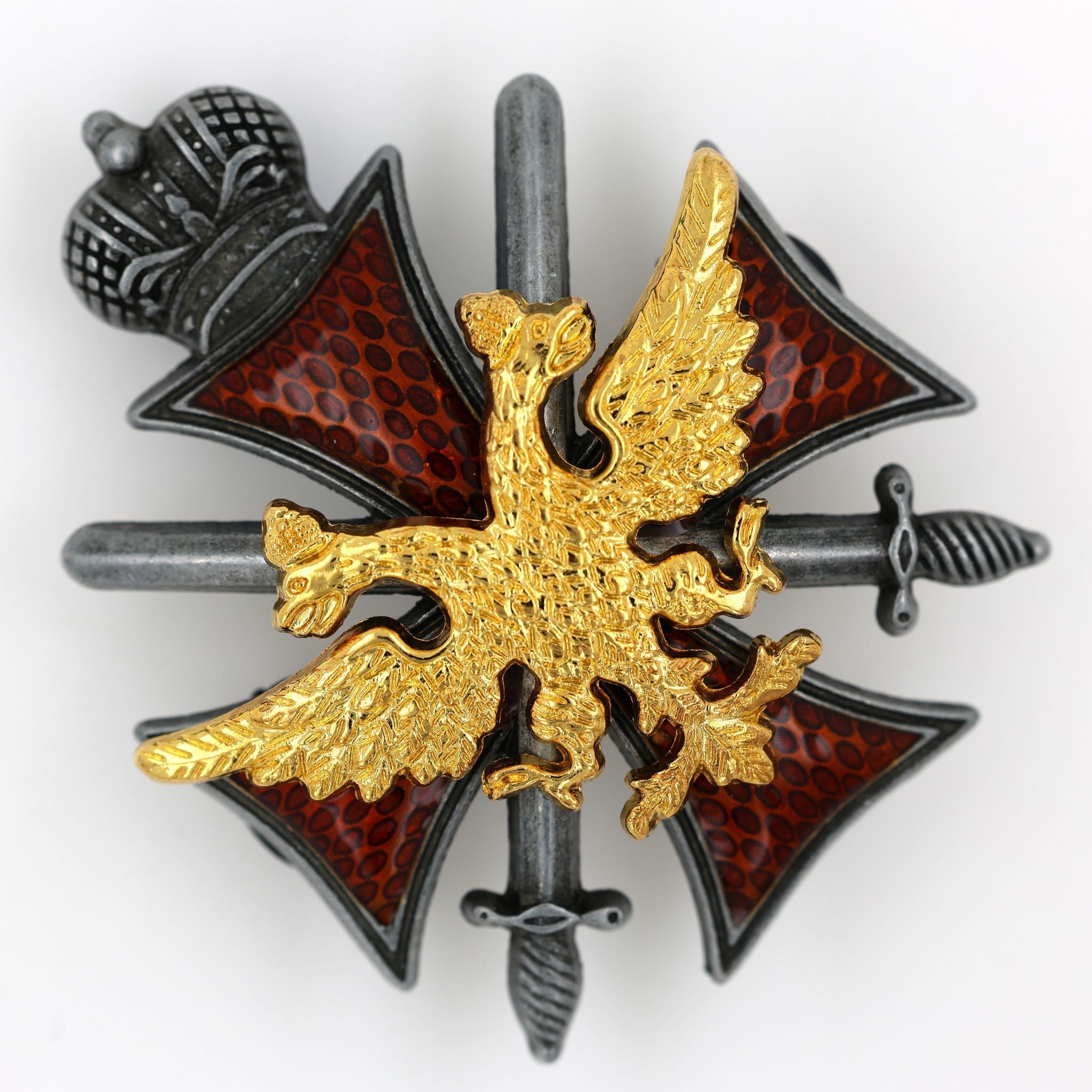 Imperial Russian Imperial Russian medal order "Badge Of The Imperial Guard" detail view 4