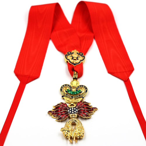 Austria – Order of the Golden Fleece (Type 4, 1925 – 1935) – Full-Size with Neck Ribbon replica