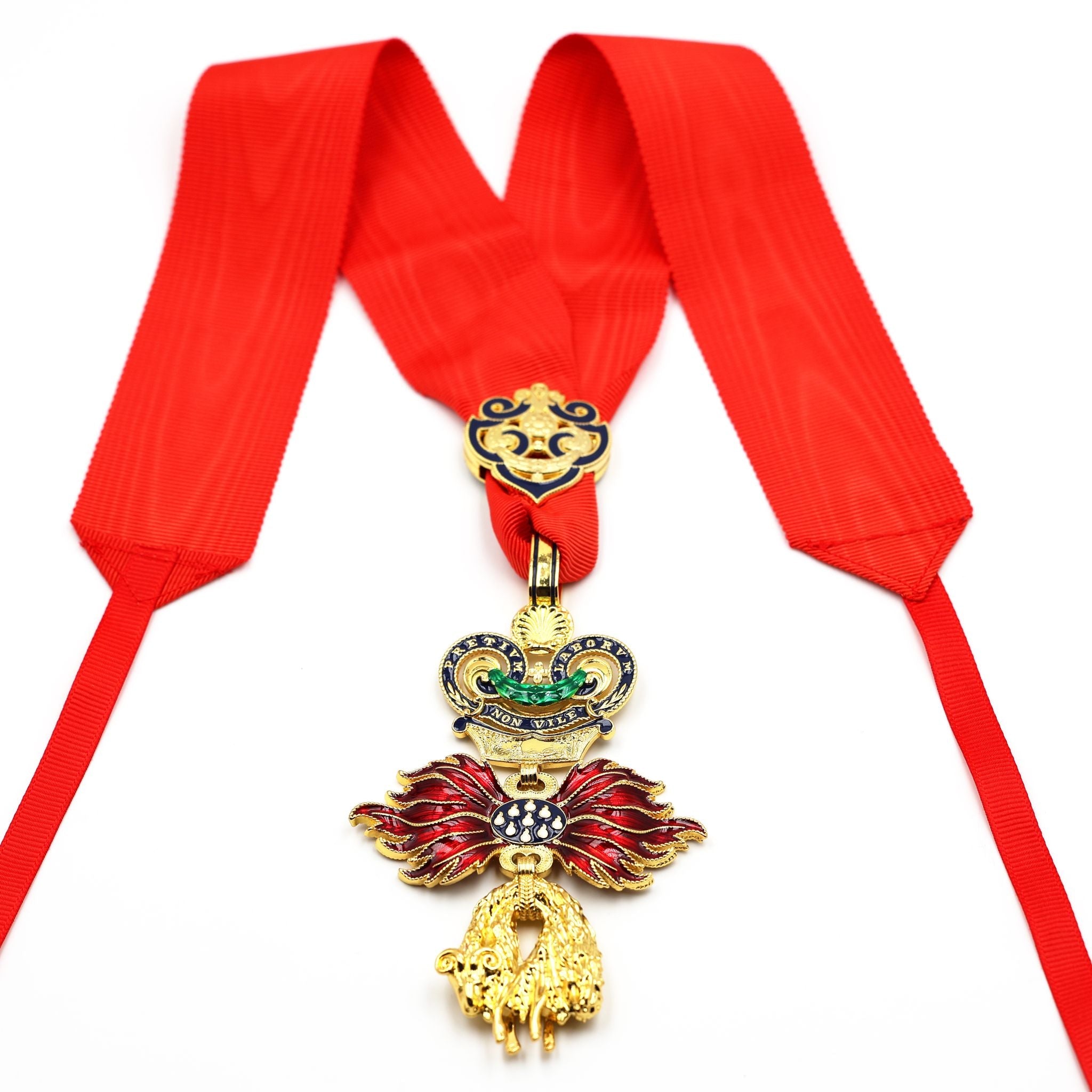 Austria – Order of the Golden Fleece (Type 4, 1925 – 1935) – Full-Size with Neck Ribbon detail view 4