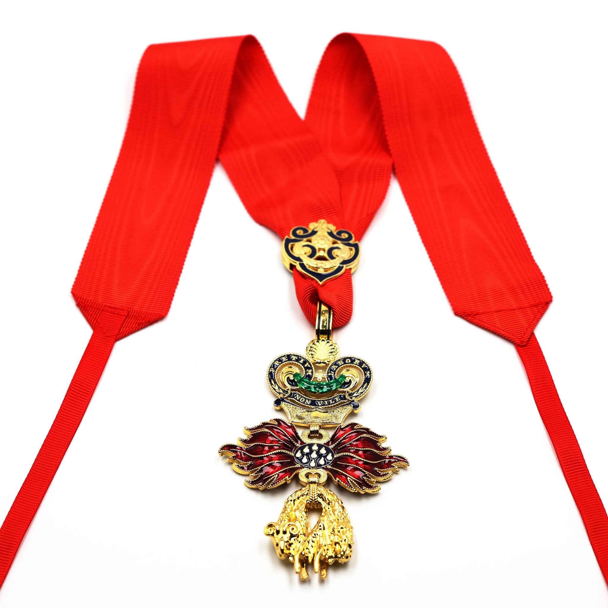 Austria – Order of the Golden Fleece (Type 4, 1925 – 1935) – Full-Size with Neck Ribbon detail view 2