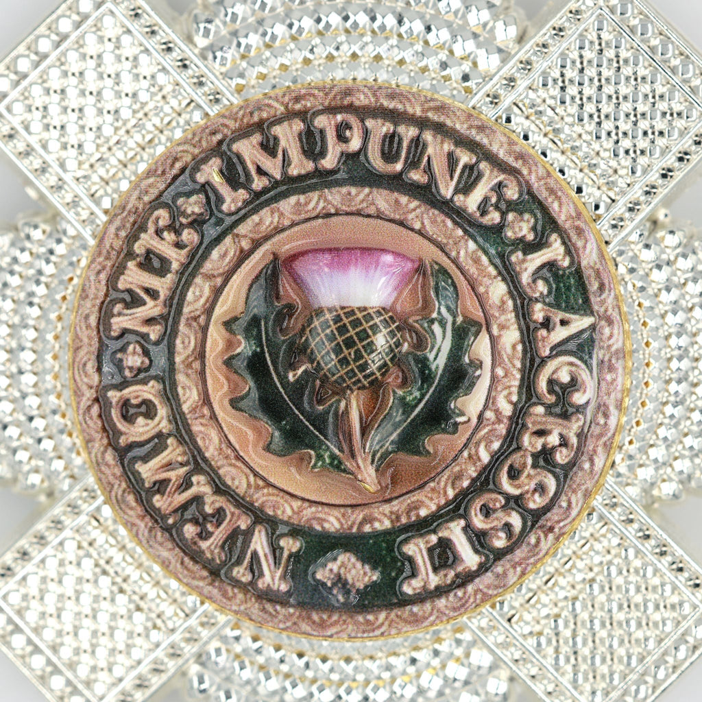Scotland Order of the Thistle Breast Star – St Andrew Badge, UK Medal detail view 4