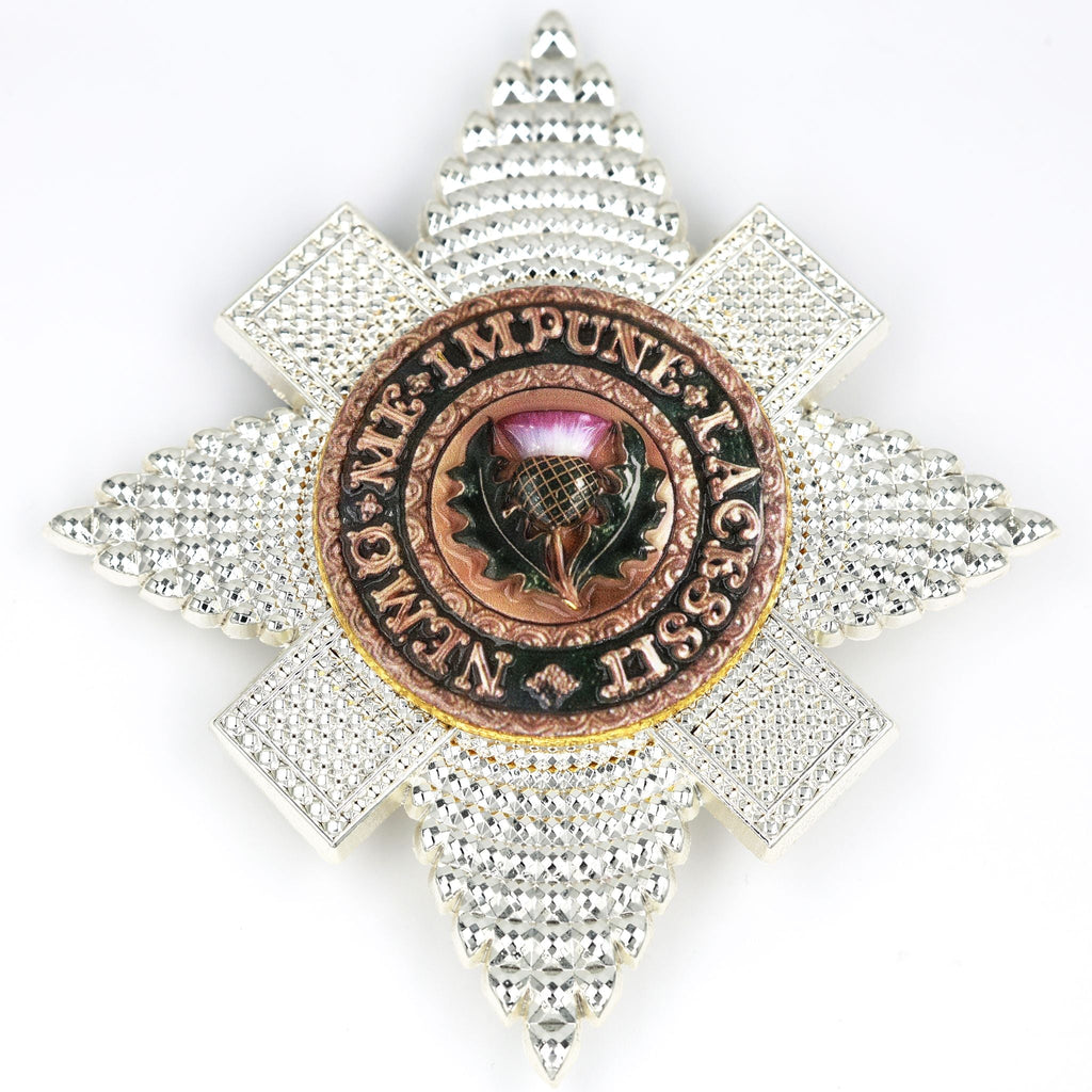 Scotland Order of the Thistle Breast Star – St Andrew Badge, UK Medal detail view 3