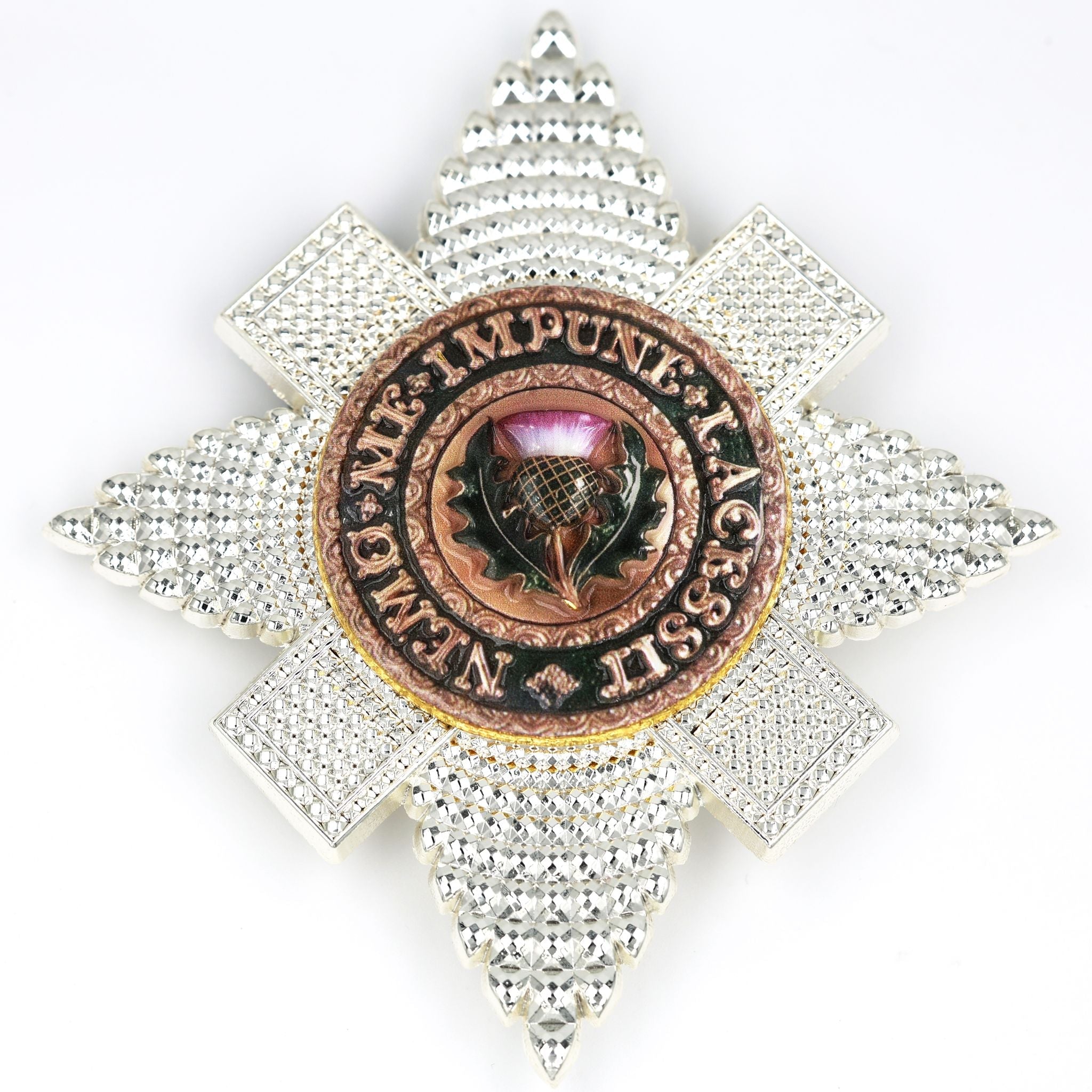 Scotland Order of the Thistle Breast Star – St Andrew Badge, UK Medal detail view 3
