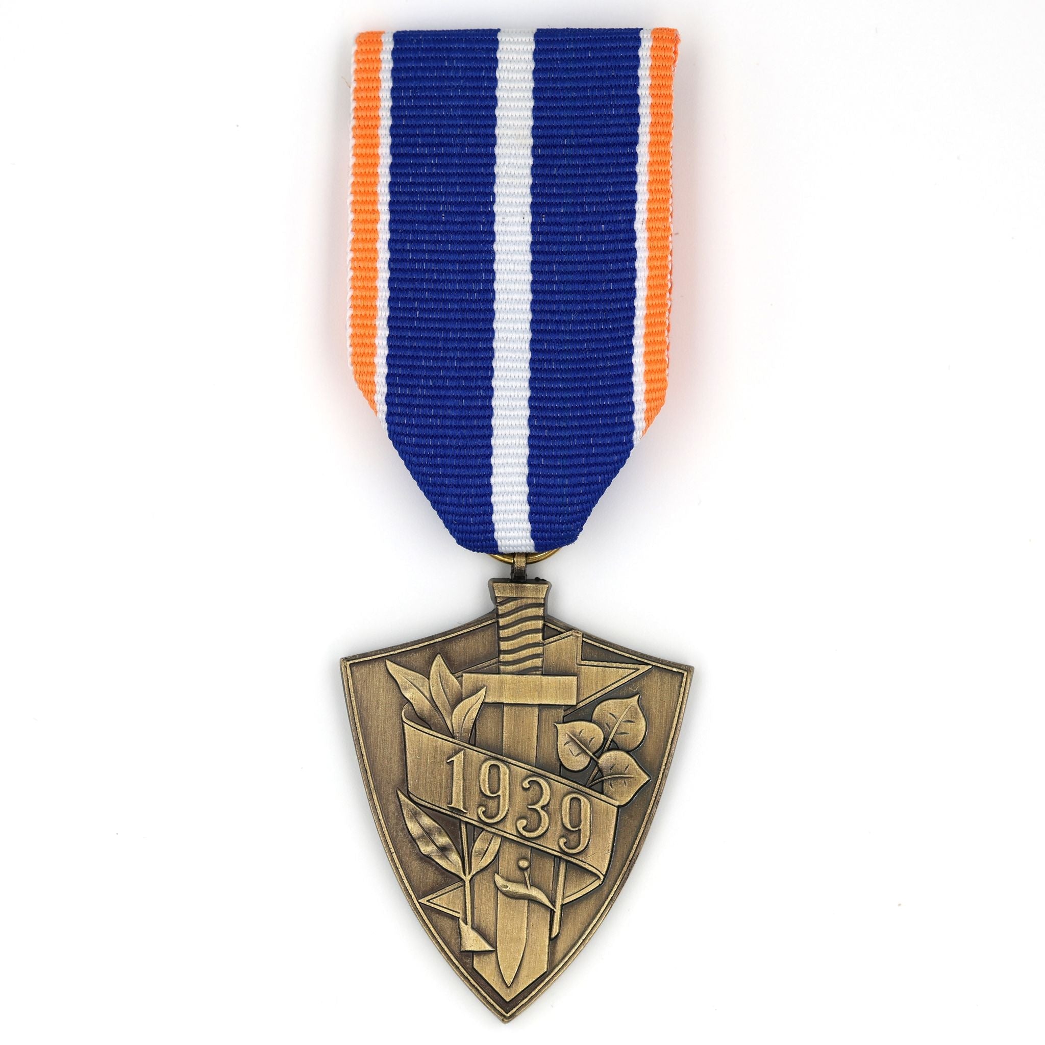 1939 Defence of Slovakia Medal – Javorina Orava Variant with Ribbon reproduction