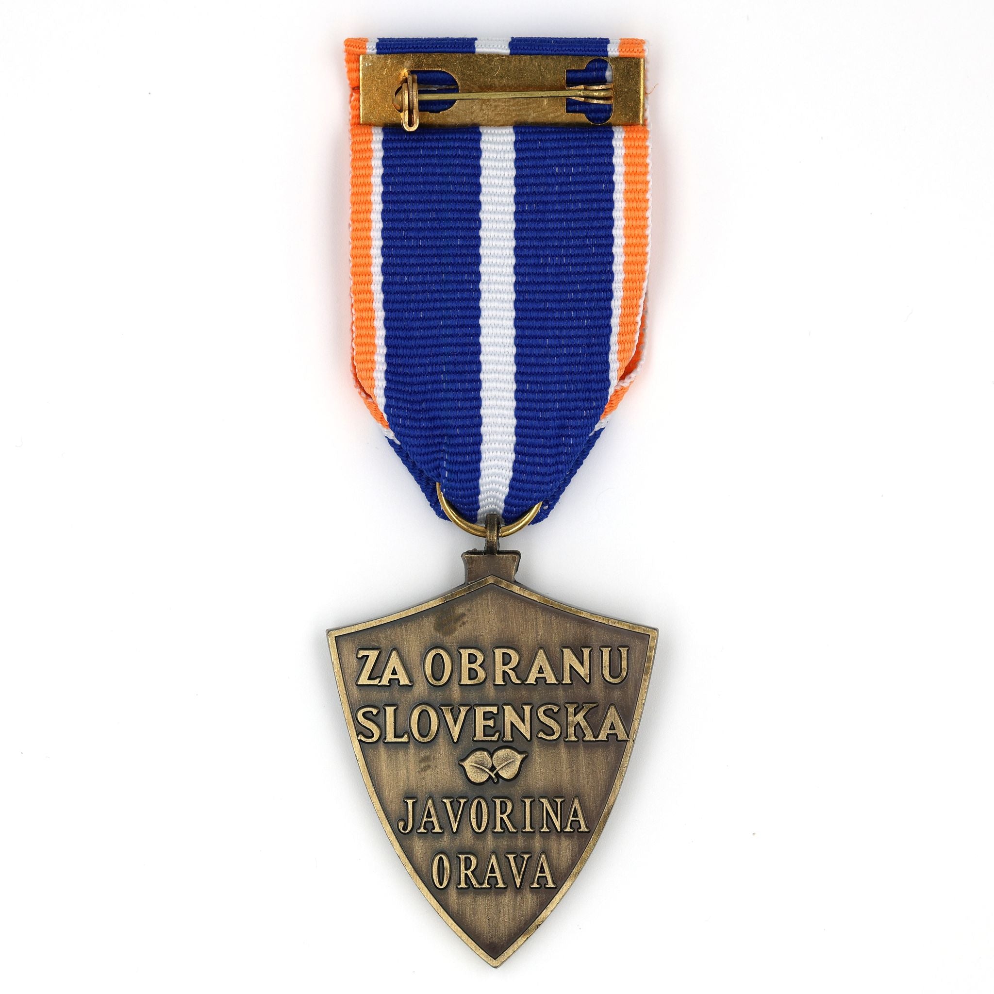 1939 Defence of Slovakia Medal – Javorina Orava Variant with Ribbon detail view 2