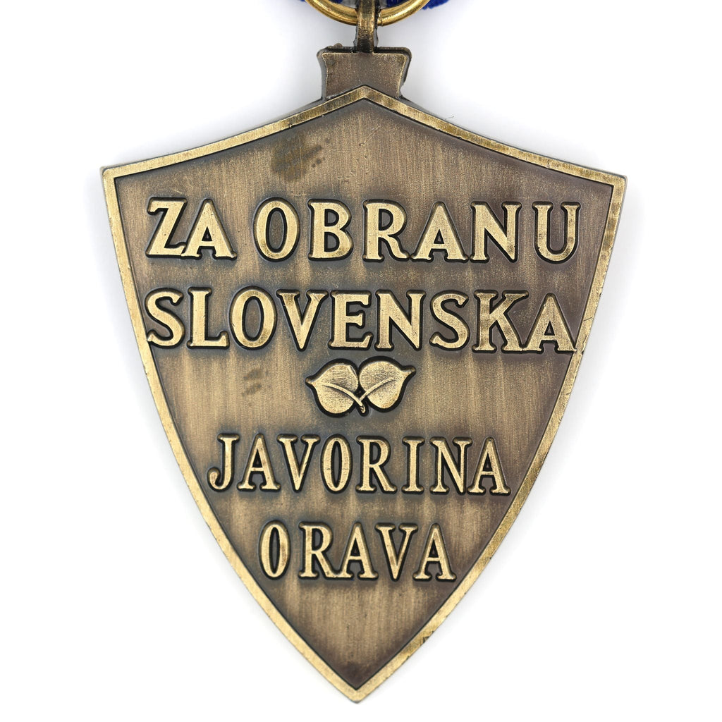1939 Defence of Slovakia Medal – Javorina Orava Variant with Ribbon detail view 4
