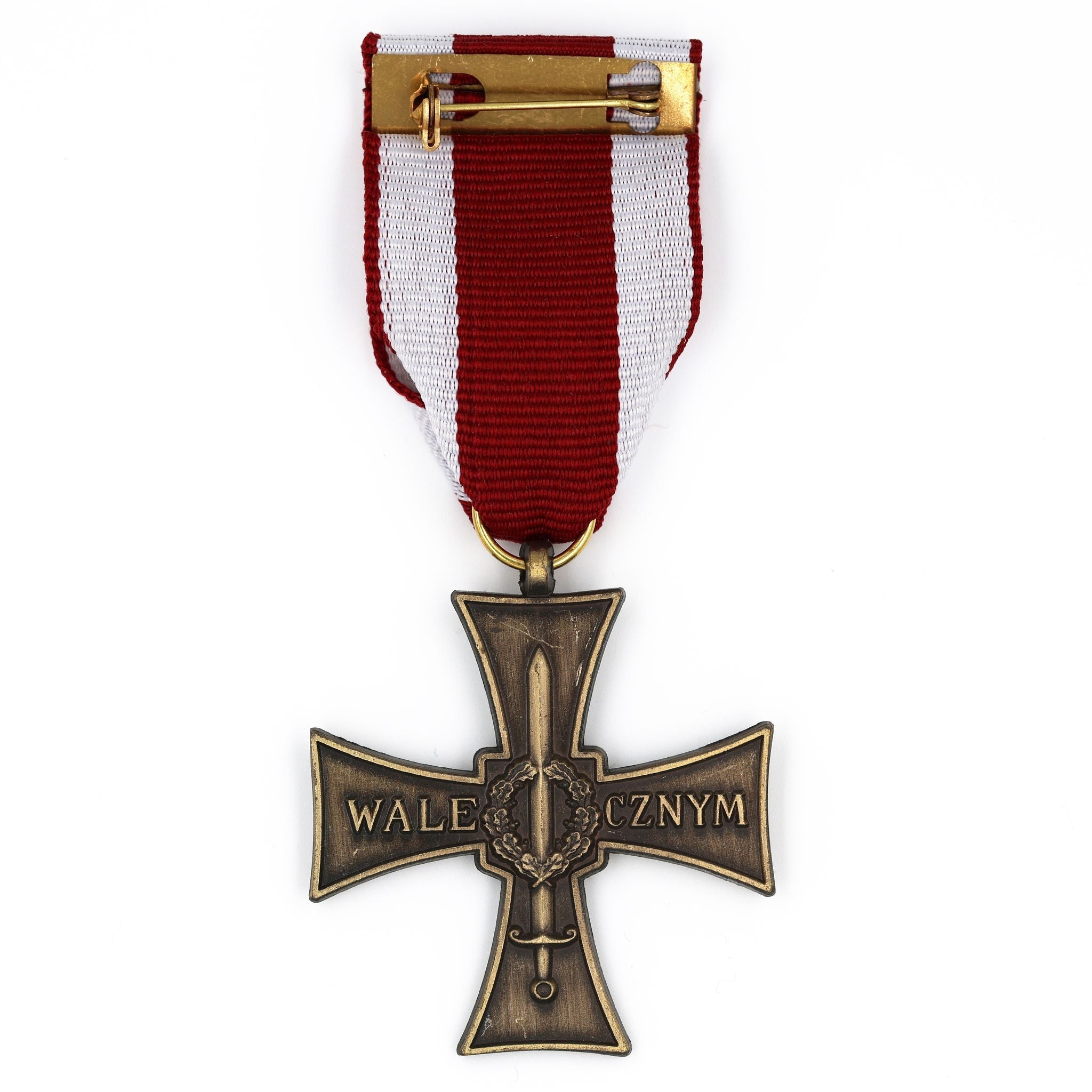 Poland Cross of Valor 1920 Krzyz Walecznych Polish Medal detail view 2