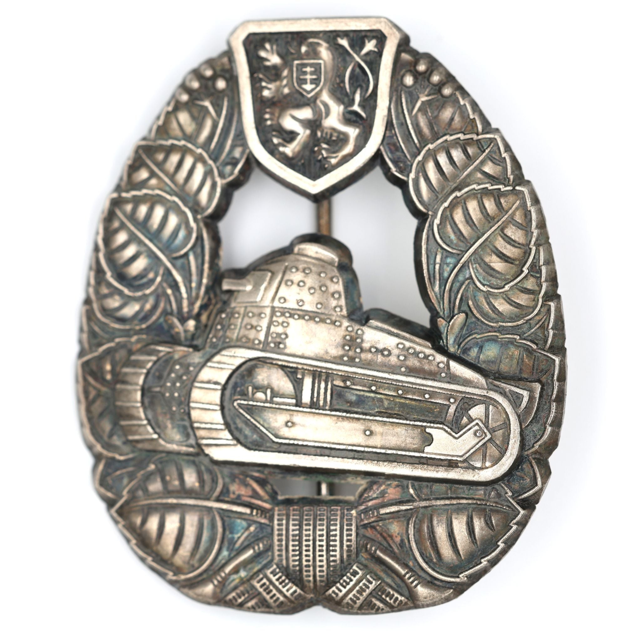 Czechoslovak Tank Badge 1935 Type – I Republic Renault FT reproduction