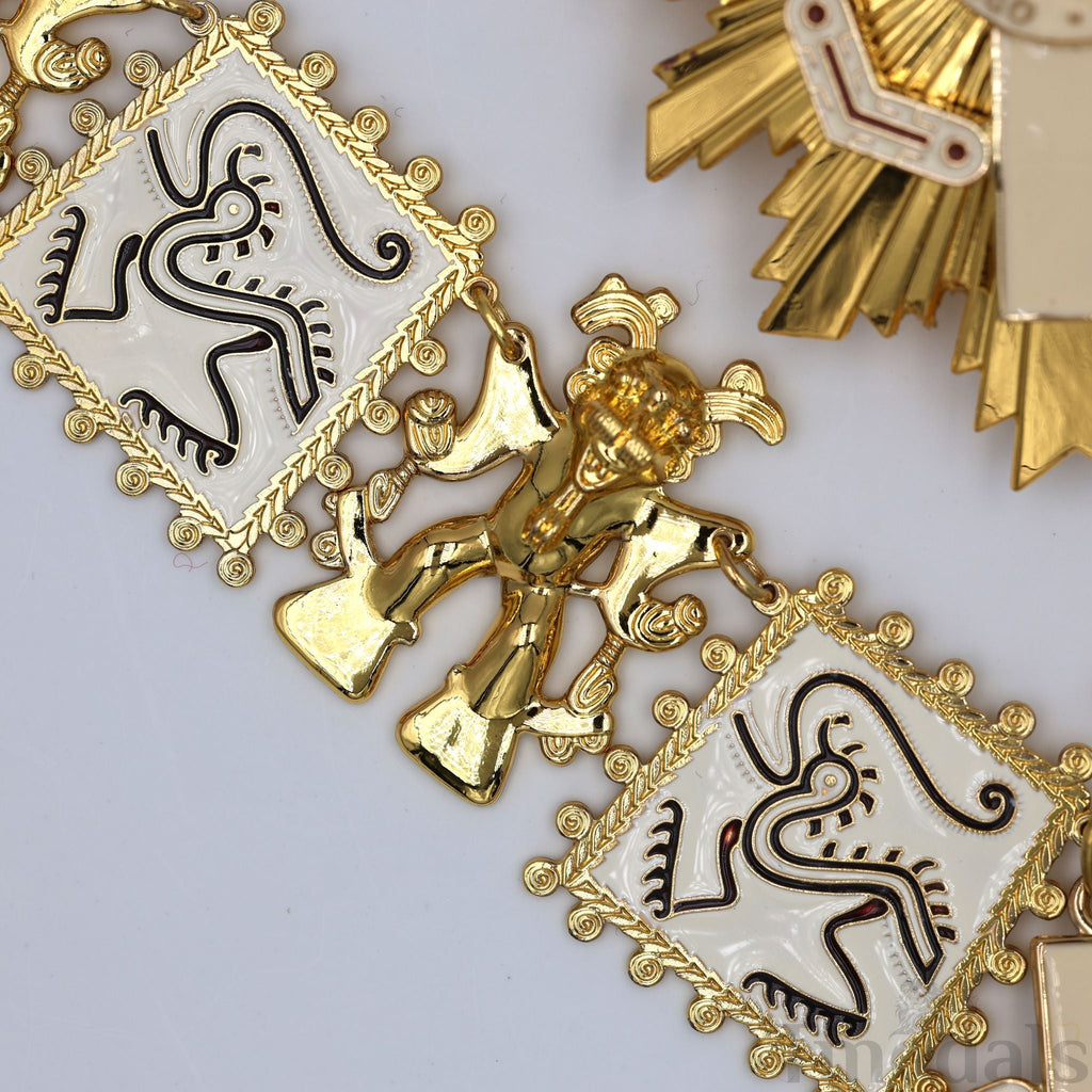 Panama Order of Manuel Amador Guerrero – Original Grand Cross Collar, Star & Badge detail view 10