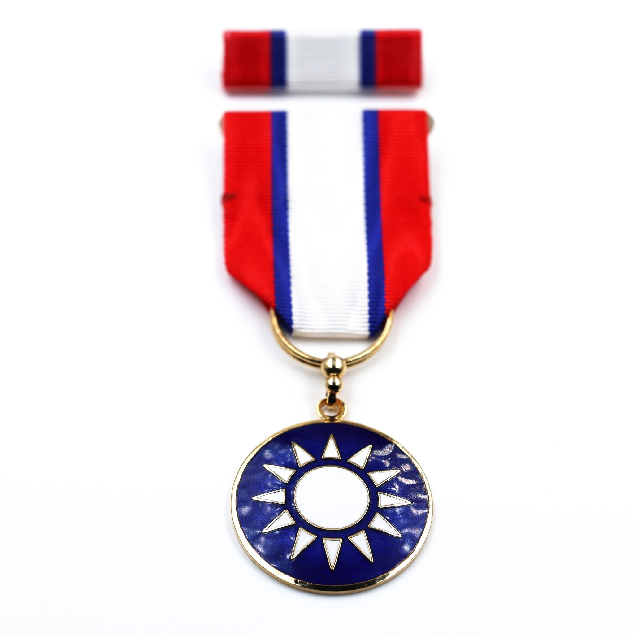 Republic of China “Blue Sky, White Sun” Medal & Ribbon Bar – Early Type detail view 2
