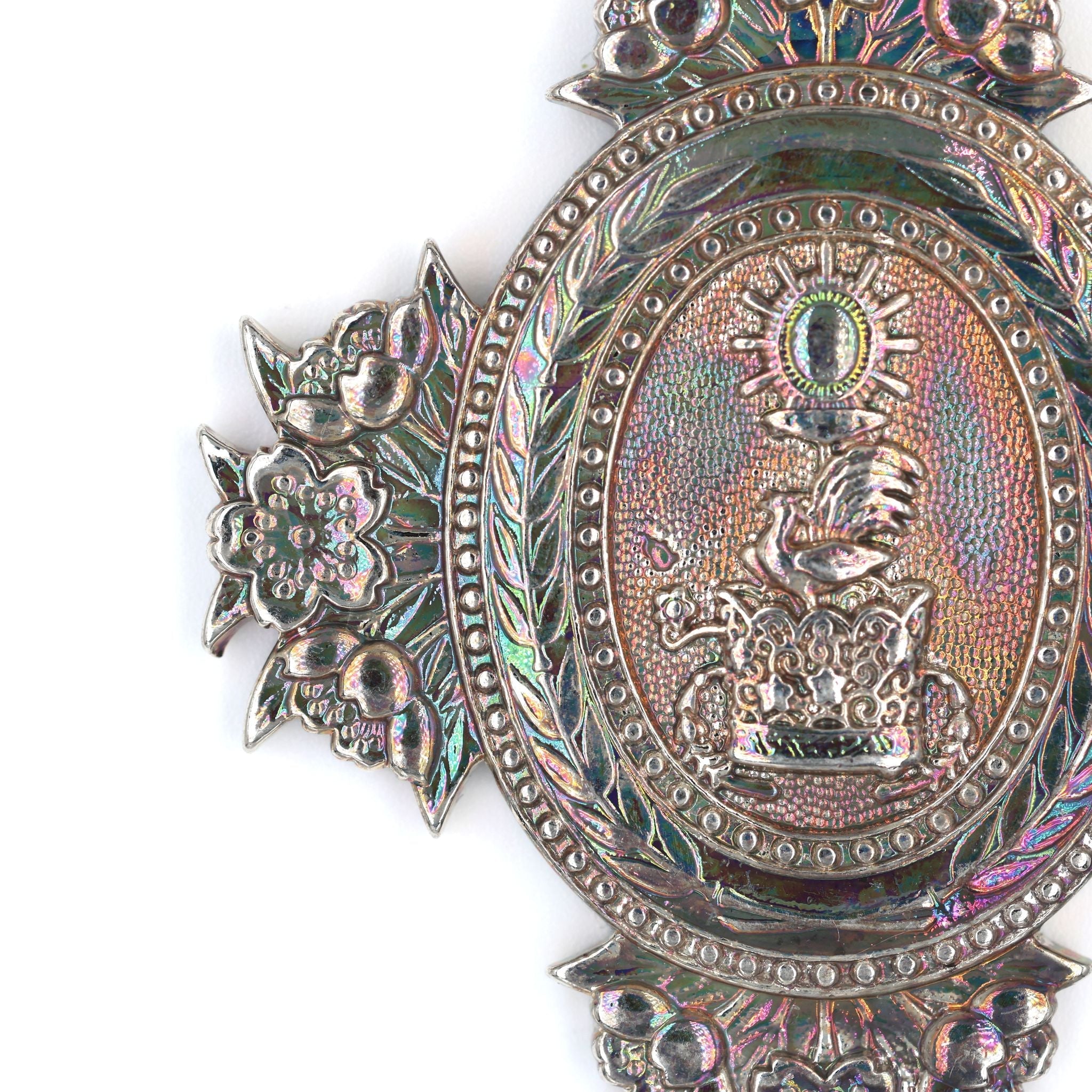 Japanese 1874 Formosa/Taiwan Expedition Meiji 7 War Medal- 925 Silver detail view 8