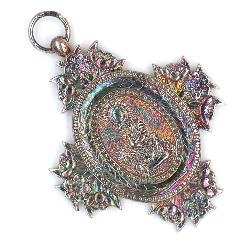 Japanese 1874 Formosa/Taiwan Expedition Meiji 7 War Medal- 925 Silver detail view 3
