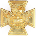 Victoria Cross “For Valour” Lapel Pin Badge - Gold Tone - Double Clutch reproduction