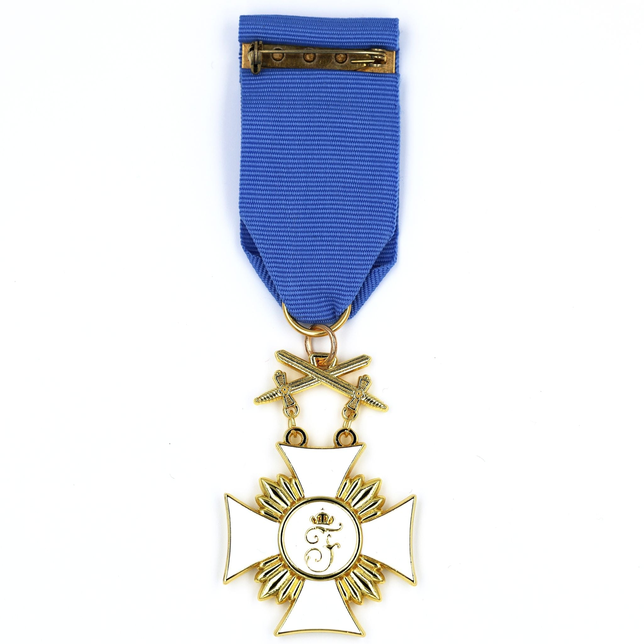 WWI German Friedrich Order with Swords 1st Class (Württemberg) with ribbon detail view 4