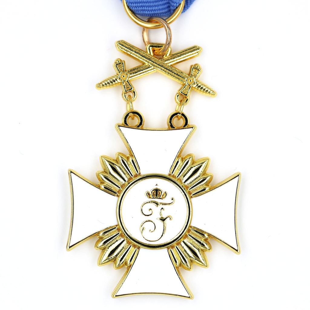 WWI German Friedrich Order with Swords 1st Class (Württemberg) with ribbon detail view 5