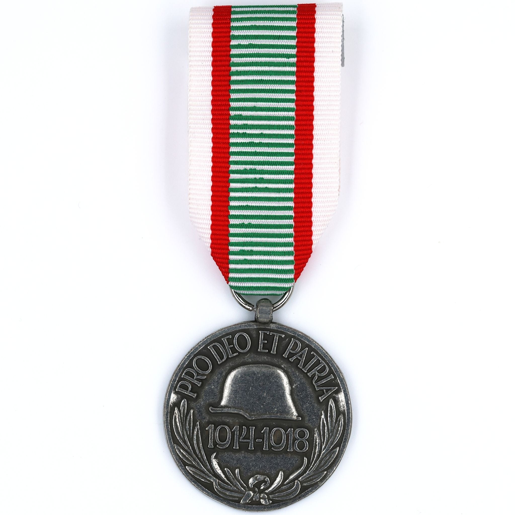 Hungary WWI Commemorative Medal 1914-1918 “Pro Deo et Patria” Ribbon reproduction