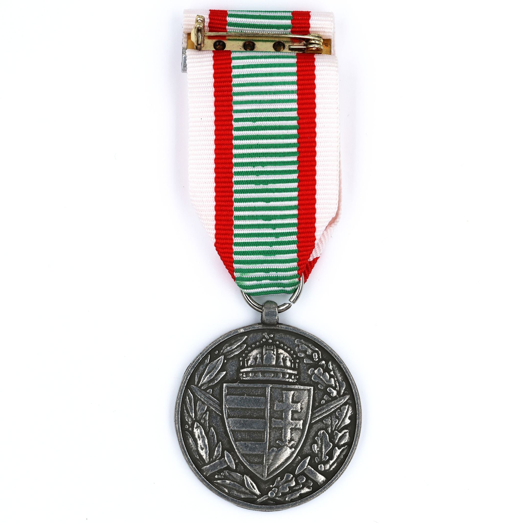 Hungary WWI Commemorative Medal 1914-1918 “Pro Deo et Patria” Ribbon detail view 3