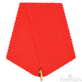 Imperial Russian Red Medal Ribbon Bow with St George Edge Mount reproduction