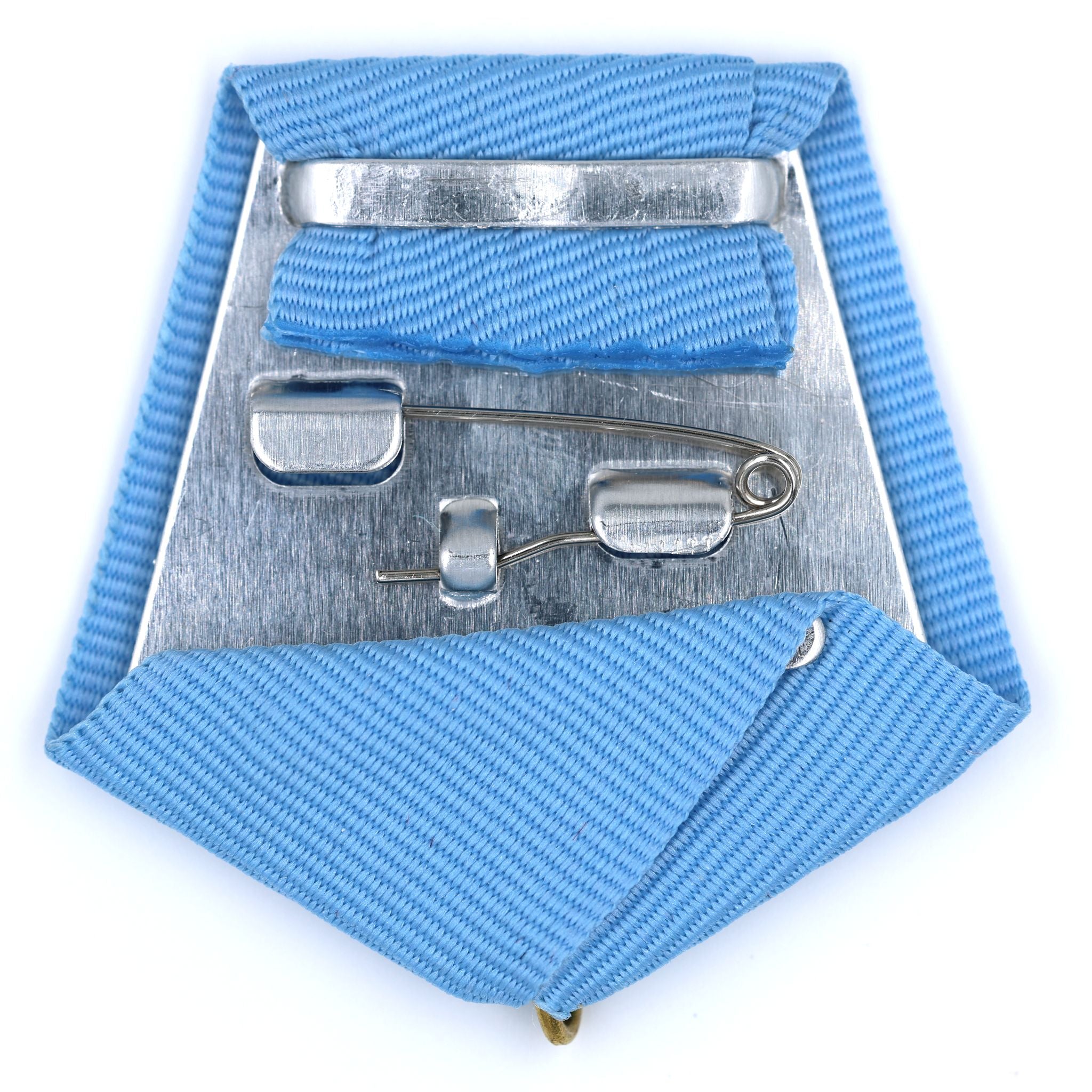 Imperial Russian Light Blue Medal Ribbon Bow Mount Suspension detail view 2