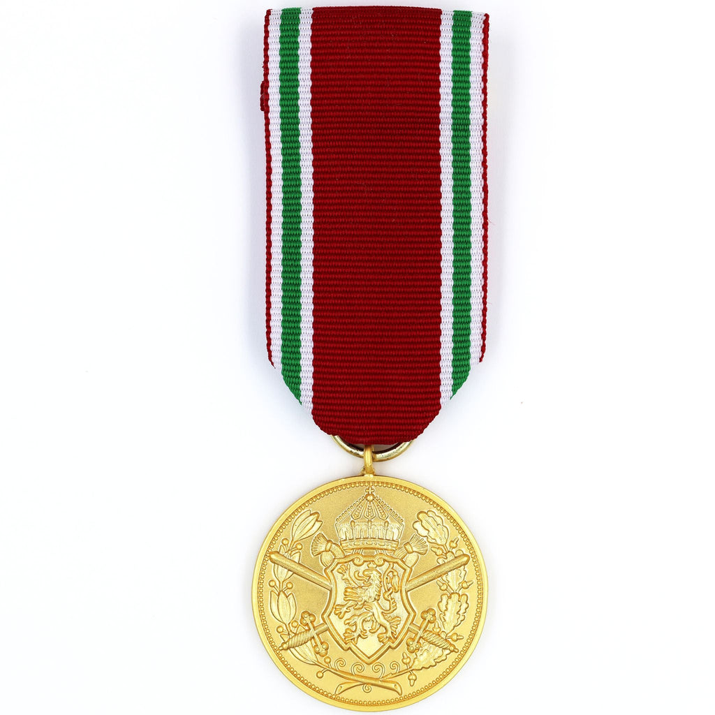 Bulgaria WWI Commemorative Medal 1915-1918 with Ribbon Bar Full-Size reproduction