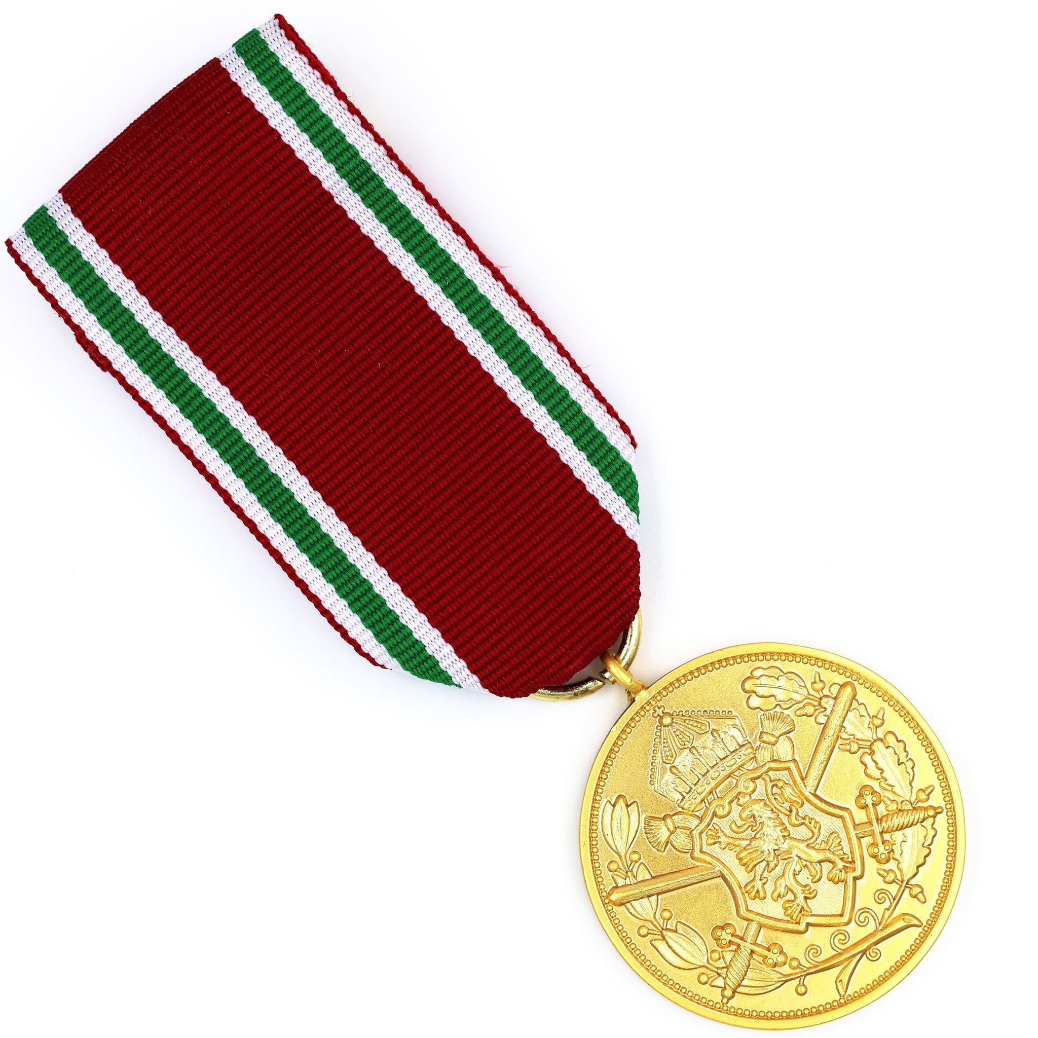 Bulgaria WWI Commemorative Medal 1915-1918 with Ribbon Bar Full-Size detail view 5