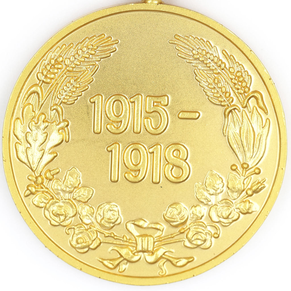 Bulgaria WWI Commemorative Medal 1915-1918 with Ribbon Bar Full-Size detail view 4