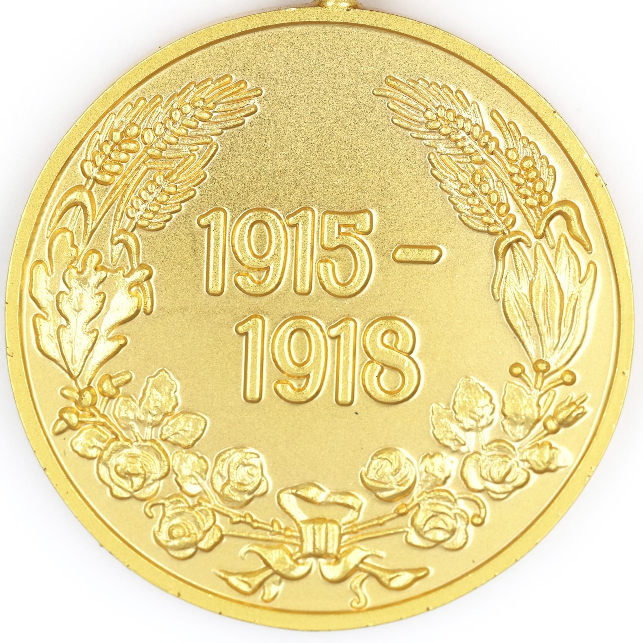 Bulgaria WWI Commemorative Medal 1915-1918 with Ribbon Bar Full-Size detail view 4