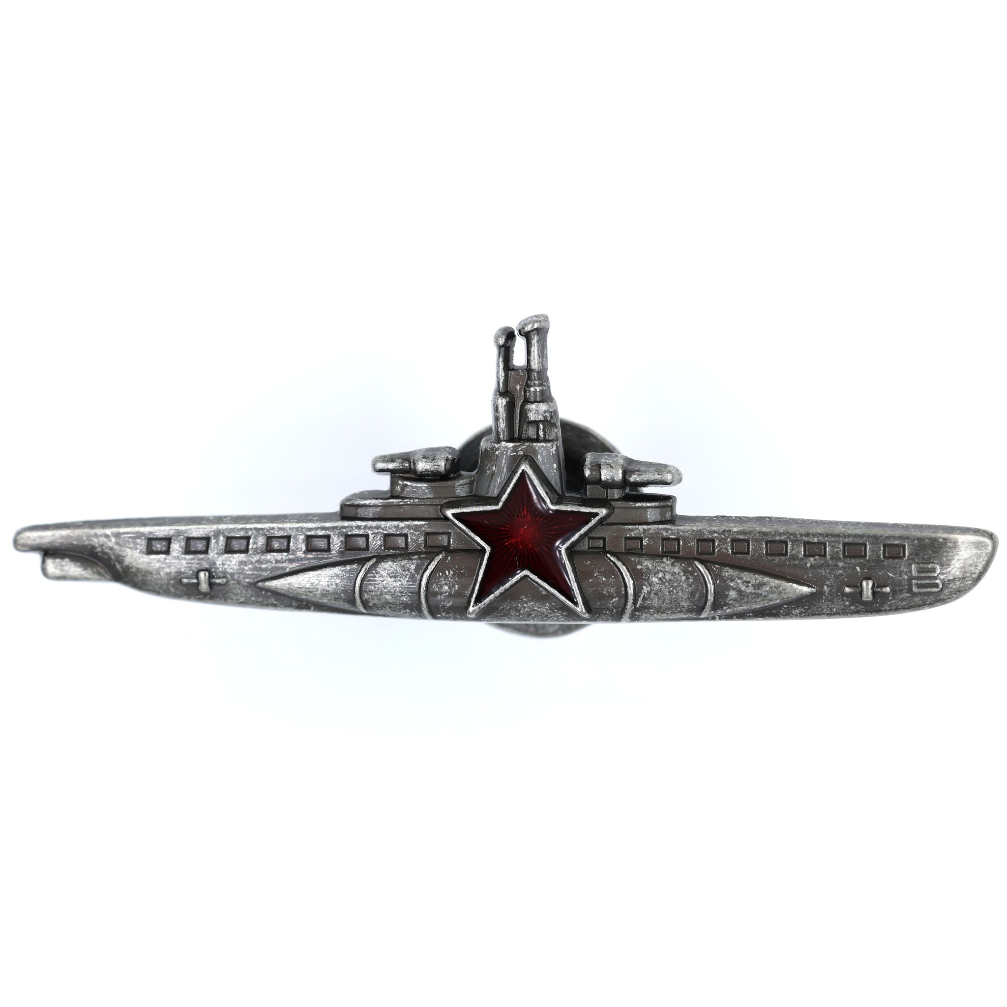 Soviet Navy CCCP Submarine Commander Qualification Badge Screwback reproduction