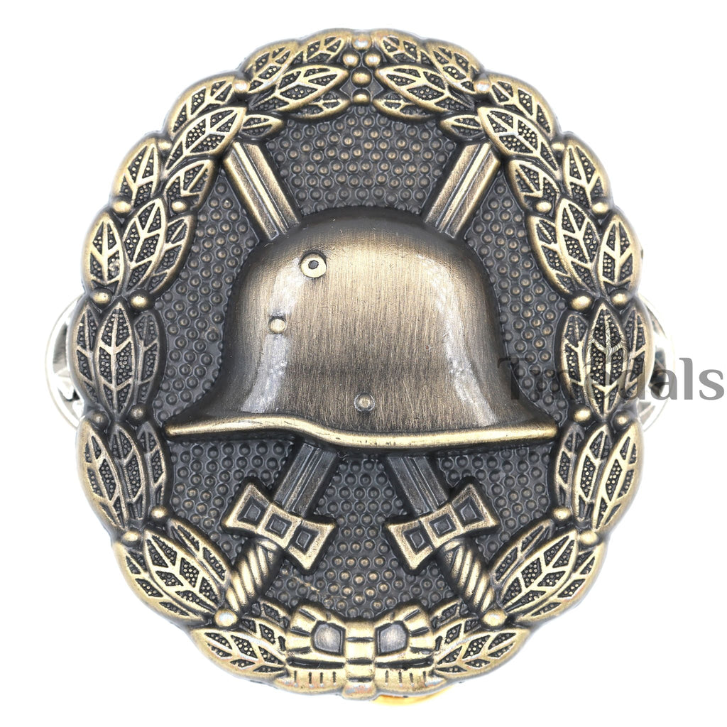 WWI German Wound Badge Gold Grade Pinback – Display Collectible reproduction