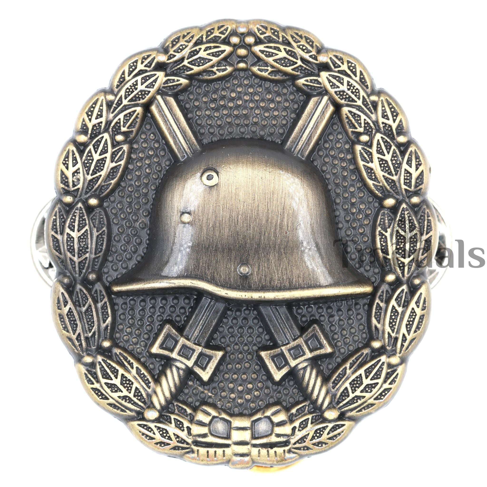 WWI German Wound Badge Gold Grade Pinback – Display Collectible reproduction