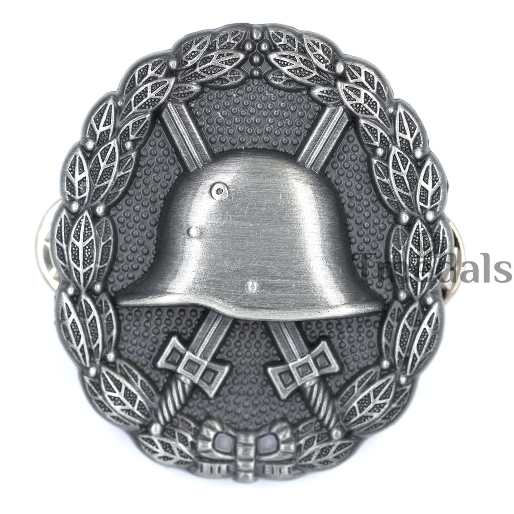 WWI German Wound Badge Silver Grade Pinback replica