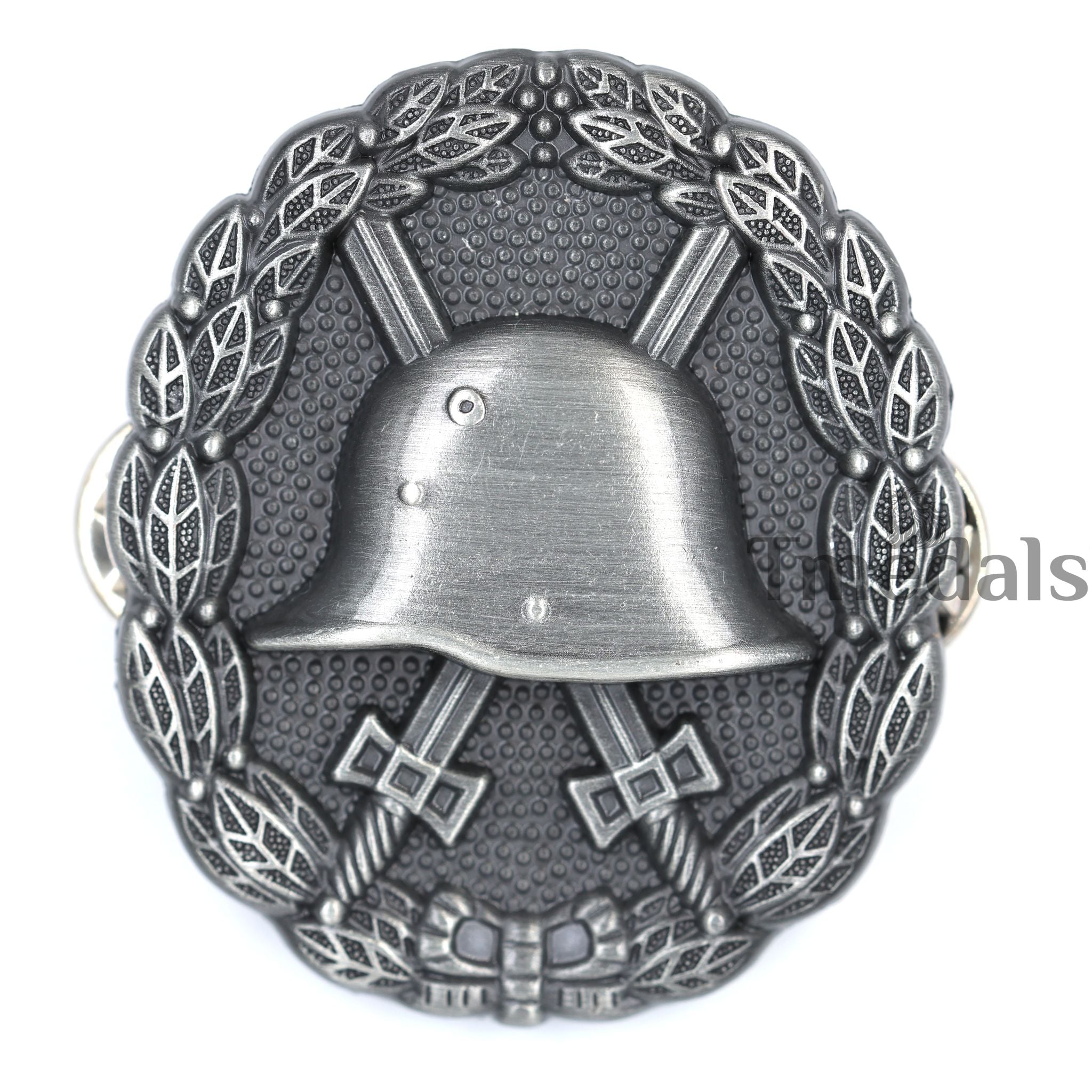 WWI German Wound Badge Silver Grade Pinback replica