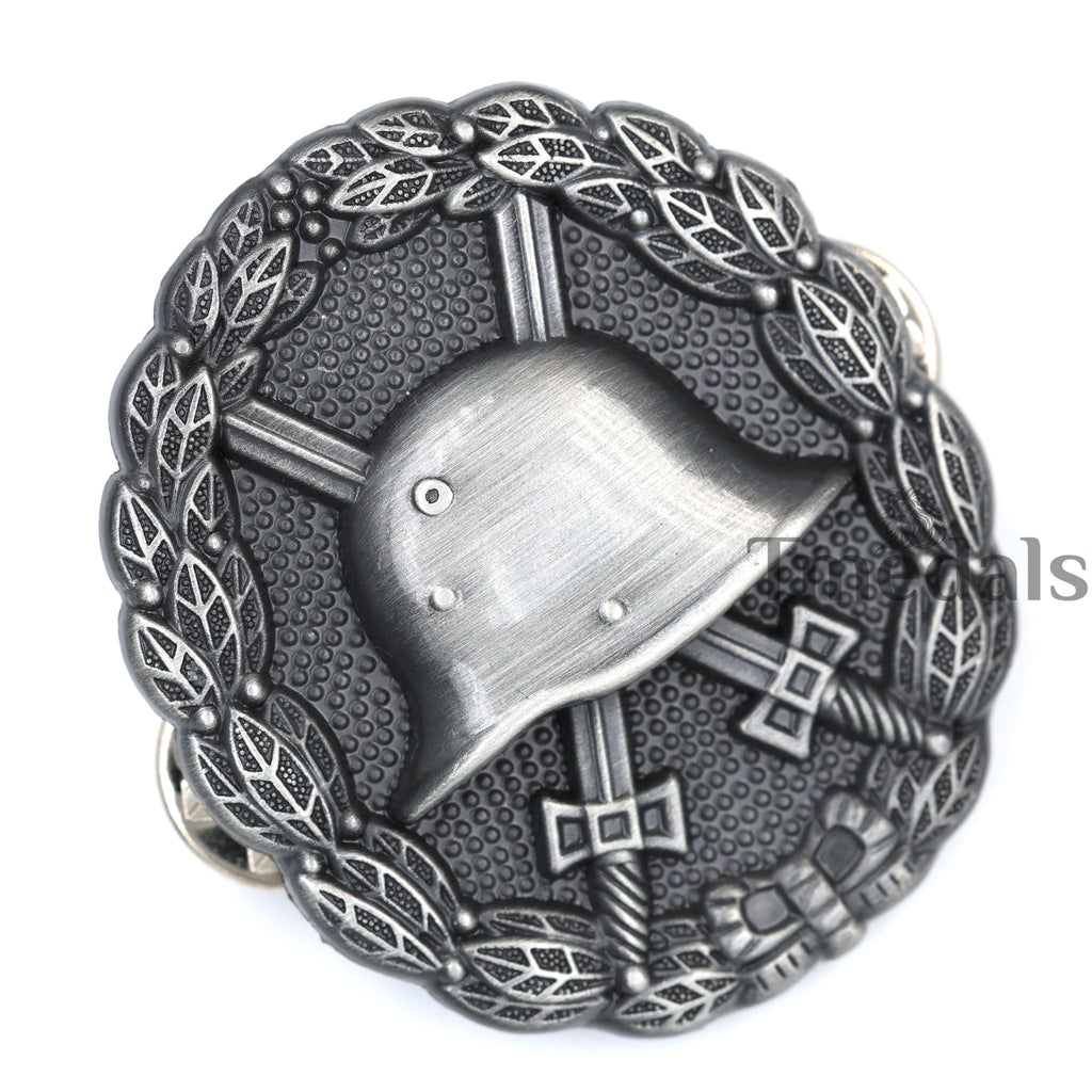 WWI German Wound Badge Silver Grade Pinback detail view 4