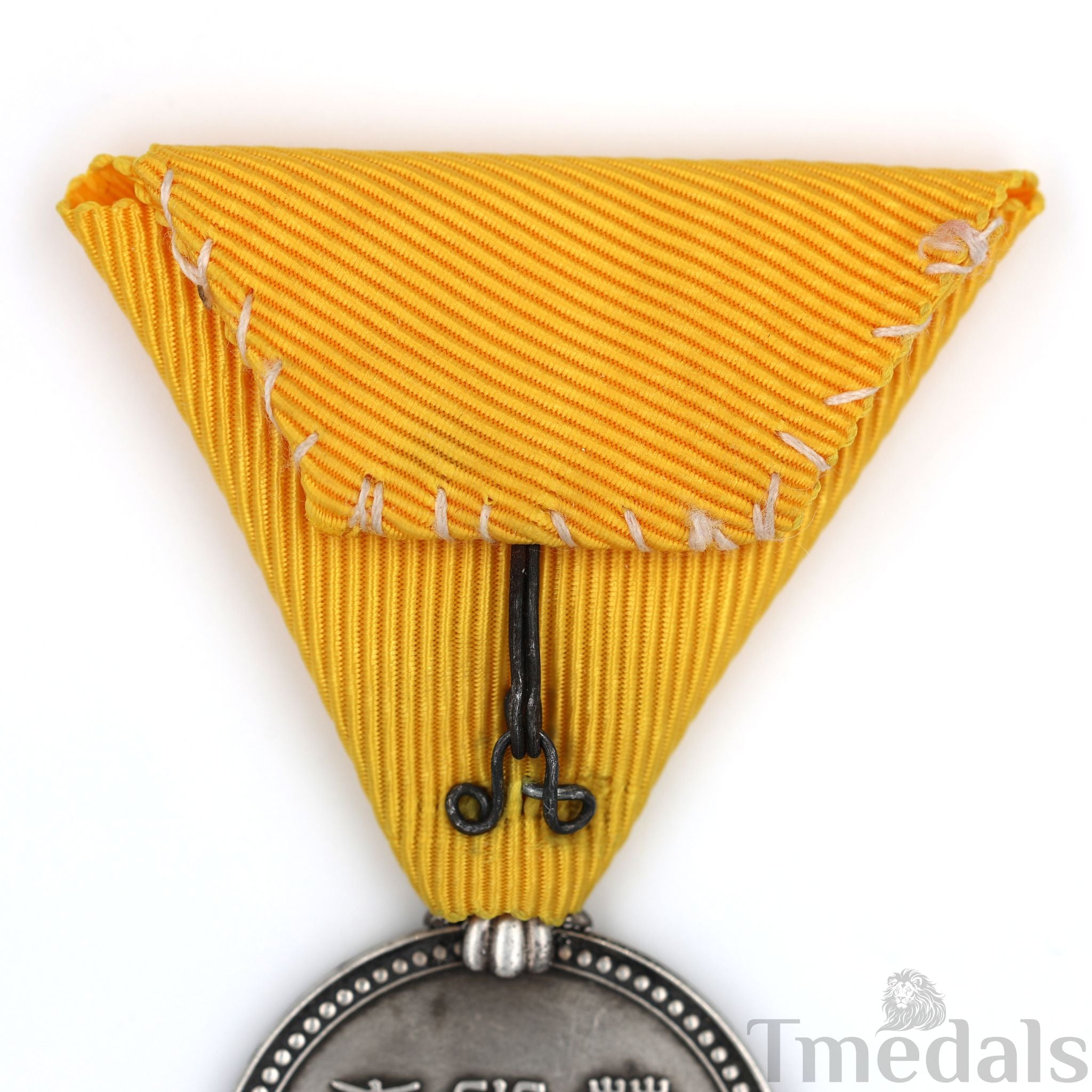 Japan Hosho Medal of Honor Coastal Defense Donation Order Badge 925 Silver detail view 7